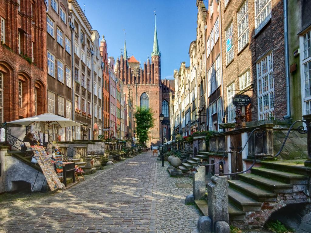 Grand-Tourist Amber Center Apartments Gdansk Oda fotoğraf